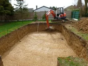 Construction d'une piscine par maçonnerie Reims 51.