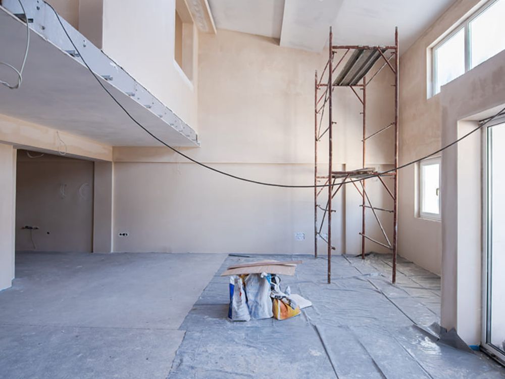 Rénovation à Reims. 
